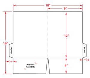 2 pocket folder template.